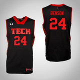 Avery Benson Texas Tech Red Raiders Basketball Jersey