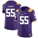 Jarell Cherry LSU Tigers Football Jersey - Purple