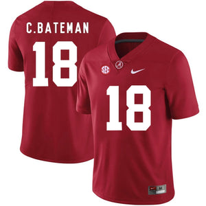 Cooper Bateman Alabama Crimson Tide Football Jersey-Red