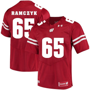 Ryan Ramczyk Wisconsin Badgers Football Jersey Red