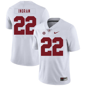 Mark Ingram Alabama Crimson Tide Football Jersey-White