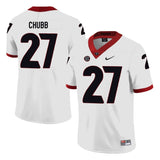 Nick Chubb Georgia Bulldogs Football Jersey White