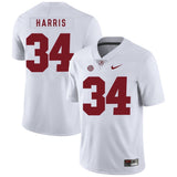 Damien Harris Alabama Crimson Tide Football Jersey-White