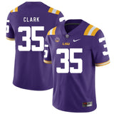 Damone Clark LSU Tigers Football Jersey - Purple