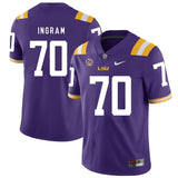 Edward Ingram LSU Tigers Football Jersey - Purple
