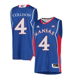Nick Collison Kansas Jayhawks Basketball Jersey-Blue