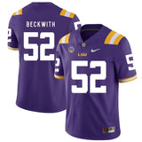 Kendell Beckwith LSU Tigers Football Jersey - Purple