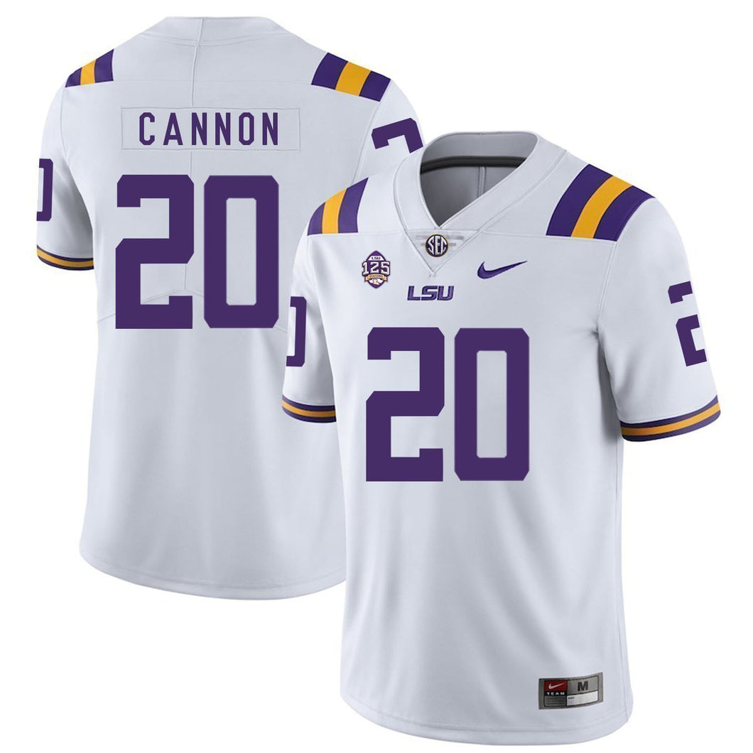 Billy Cannon LSU Tigers Football Jersey - White