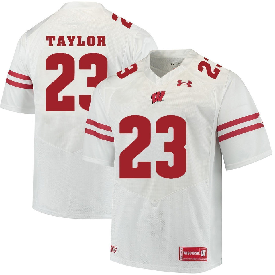 Jonathan Taylor Wisconsin Badgers Football Jersey White