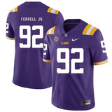 Neil Ferrell JR LSU Tigers Football Jersey - Purple