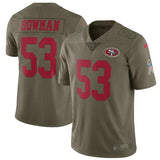 NaVorro Bowman San Francisco 49ers Salute To Service Limited Jersey - Olive