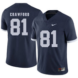 Jack Crawford Penn State Nittany Lions Football Jersey Navy