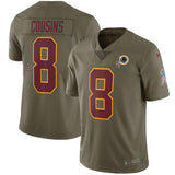 Kirk Cousins Washington Redskins Salute To Service Limited Jersey - Olive