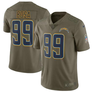 Joey Bosa Los Angeles Chargers Salute To Service Limited Jersey - Olive