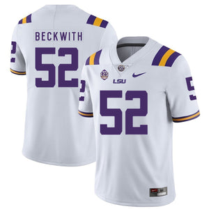 Kendell Beckwith LSU Tigers Football Jersey - White