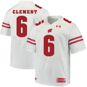 Corey Clement Wisconsin Badgers Football Jersey White