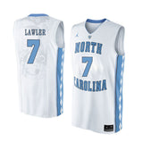 Jake Lawler North Carolina Basketball Jersey-White