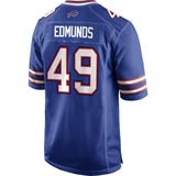 Tremaine Edmunds Buffalo Bills 2018 Game Jersey