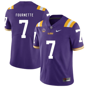 Leonard Fournette LSU Tigers Football Jersey - Purple