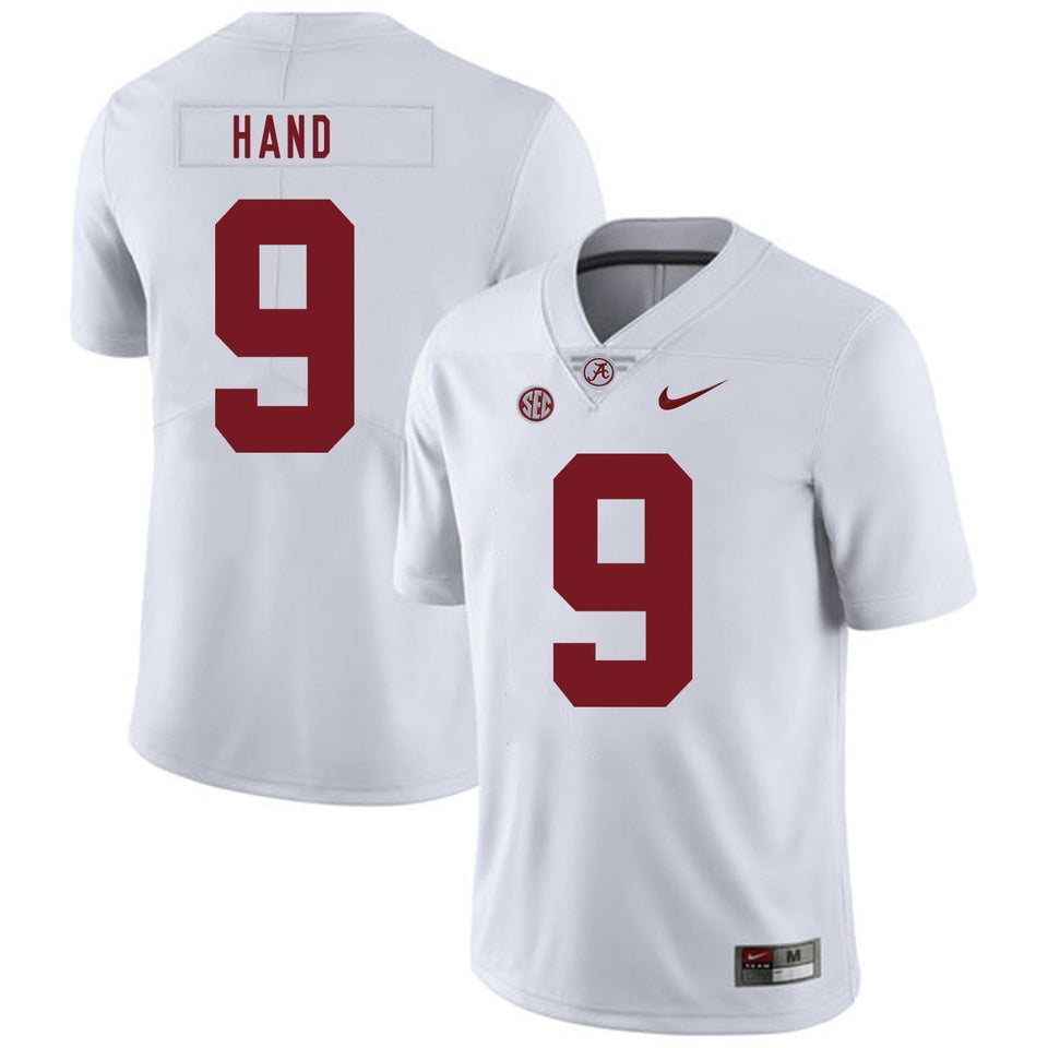 Da'Shawn Hand Alabama Crimson Tide Football Jersey-White