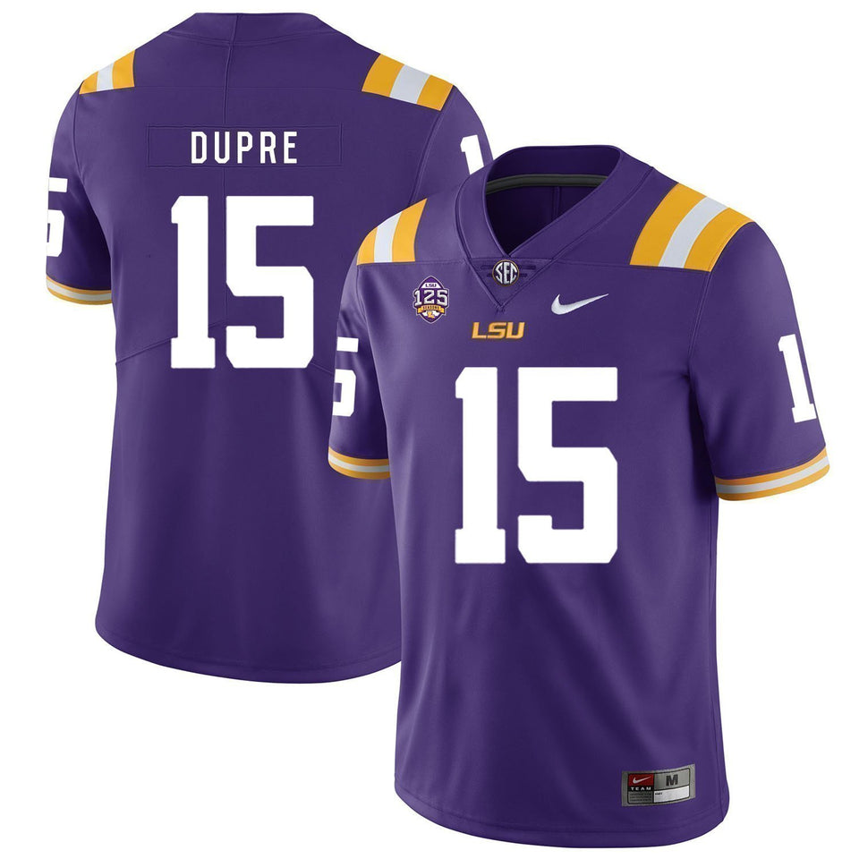 Malachi Dupre LSU Tigers Football Jersey - Purple