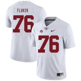 D.J. Fluker Alabama Crimson Tide Football Jersey-White