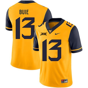 Andrew Buie West Virginia Mountaineers Football Jersey - Yellow