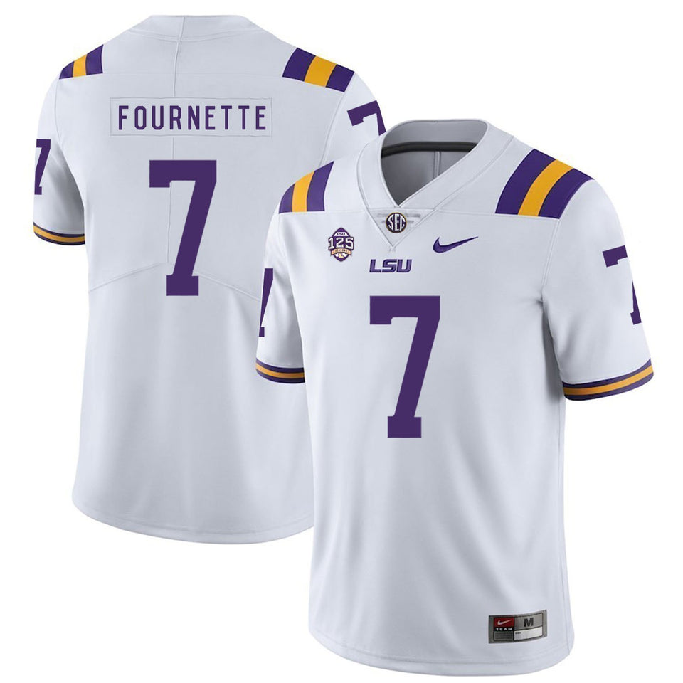 Leonard Fournette LSU Tigers Football Jersey - White