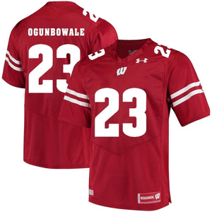 Dare Ogunbowale Wisconsin Badgers Football Jersey Red