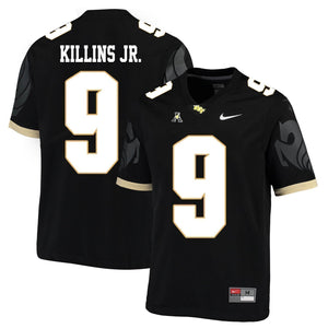 Adrian Killins Jr UCF Knights Football Jersey Black