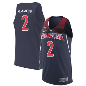 Kobi Simmons Arizona Wildcats Basketball Jersey-Navy
