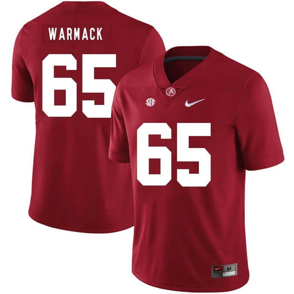 Chance Warmack Alabama Crimson Tide Football Jersey-Red