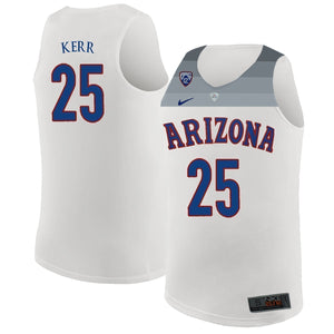 Steve Kerr Arizona Wildcats Basketball Jersey-White