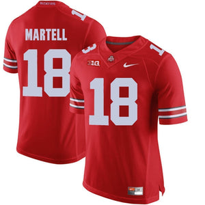 Tate Martell Ohio State Buckeyes Football Jersey - Red