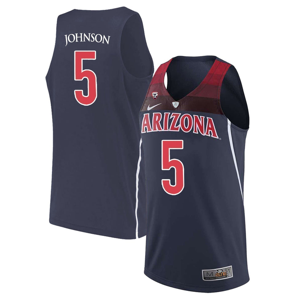 Stanley Johnson Arizona Wildcats Basketball Jersey-Navy