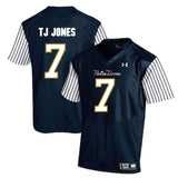 TJ Jones Notre Dame Fighting Irish Football Jersey Navy Stripe