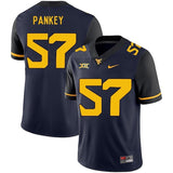 Adam Pankey West Virginia Mountaineers Football Jersey - Navy