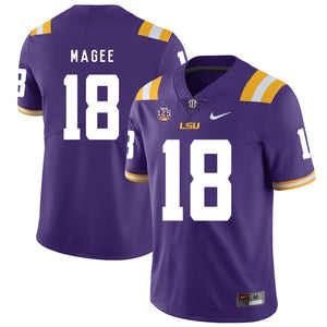 Terrence Magee LSU Tigers Football Jersey - Purple