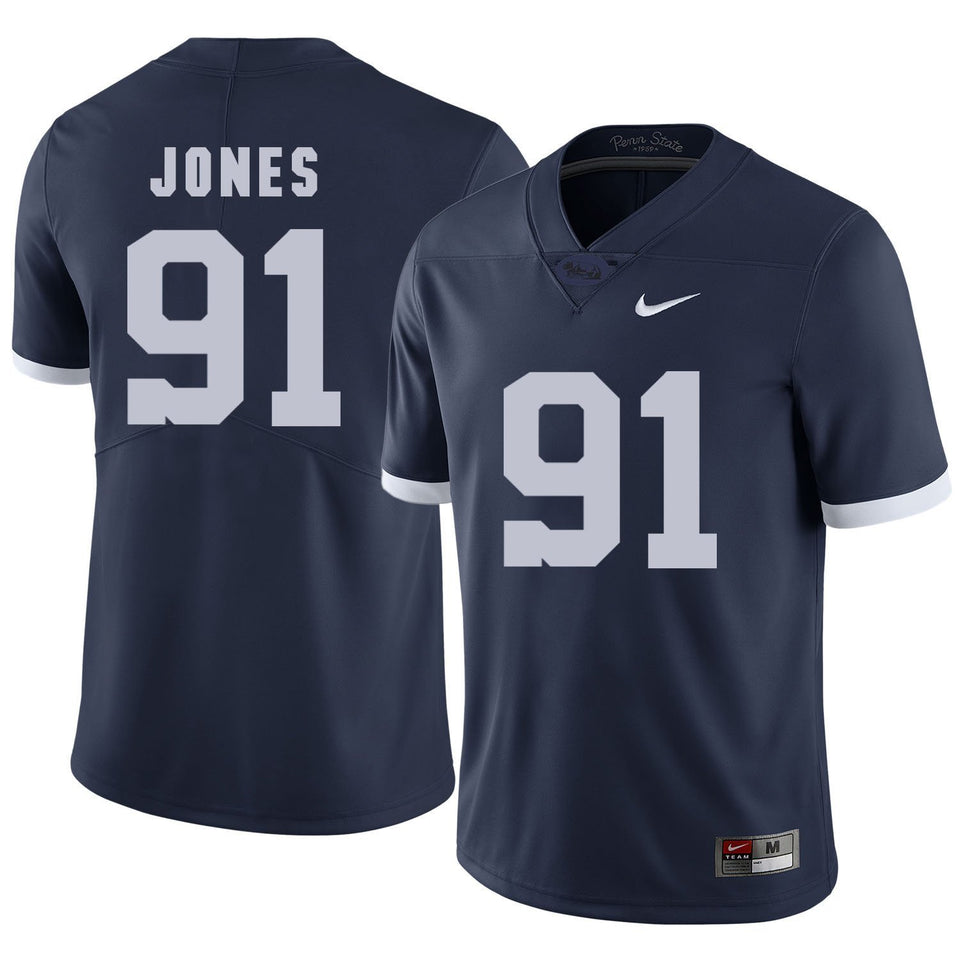 DaQuan Jones Penn State Nittany Lions Football Jersey Navy