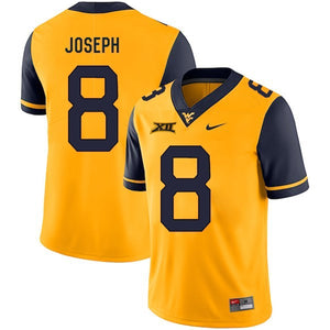 Karl Joseph West Virginia Mountaineers Football Jersey - Yellow
