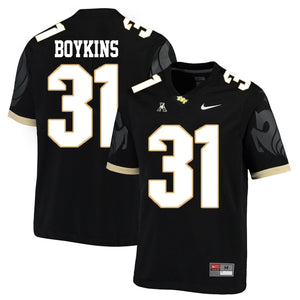 Jeremy Boykins UCF Knights Football Jersey Black