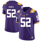 Chasen Hines LSU Tigers Football Jersey - Purple