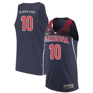 Lauri Markkanen Arizona Wildcats Basketball Jersey-Navy