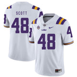 Dantrieze Scott LSU Tigers Football Jersey - White