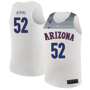 Kory Jones Arizona Wildcats Basketball Jersey-White