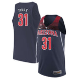 Jason Terry Arizona Wildcats Basketball Jersey-Navy