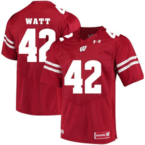 T.J. Watt Wisconsin Badgers Football Jersey Red