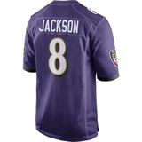 Lamar Jackson Baltimore Ravens 2018 NFL Draft Pick Game Jersey