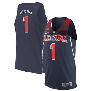 Rawle Alkins Arizona Wildcats Basketball Jersey-Navy