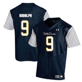 Kyle Rudolph Notre Dame Fighting Irish Football Jersey Navy Stripe